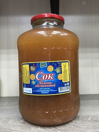 Сок Яблочно-апельсиновый с мякотью 3 л