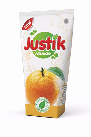 Сок Justik Апельсин 0,2 л