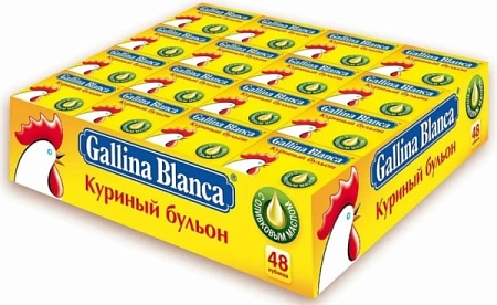 Кубики КУРИНЫЕ ГАЛИНА БЛАНКА /48*24