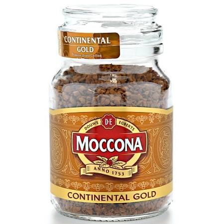 Кофе Moccona Continental Gold 95г стеклянная банка /12