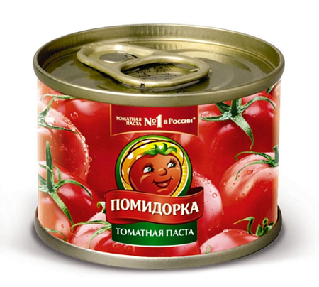 Паста томатная 70гр Помидорка железная банка/50