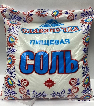 Соль Славяночка пакет 1 кг