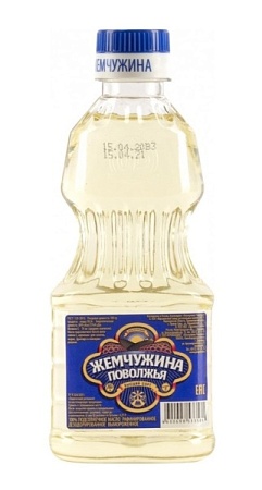Масло подсолнечное Жемчужина Поволжья рафинированное 0,25л 