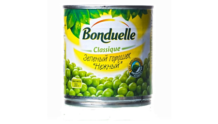 Горошек зеленый Bonduelle Classique 200 гр 