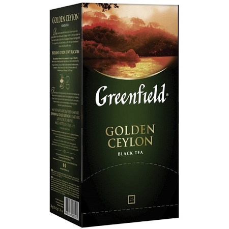 Чай Greenfield Golden Ceylon 25 пакетов 