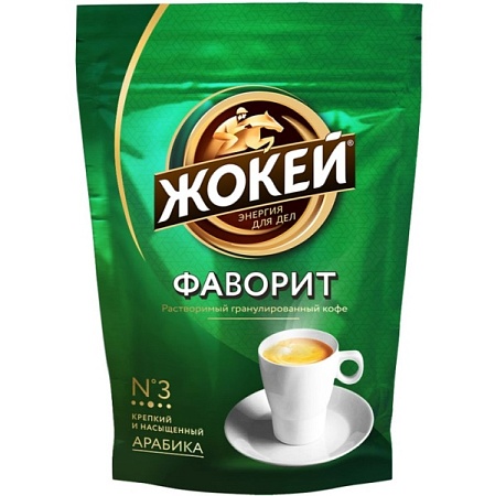 Кофе растворимый Жокей ФАВОРИТ 150гр дойпак/8