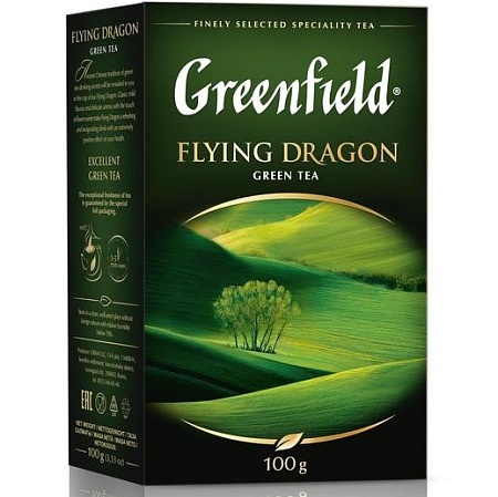 Чай Greenfield Flying Dragon зеленый 100гр /14