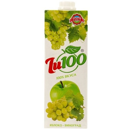 Сок J100 Виноград-яблоко 1 л